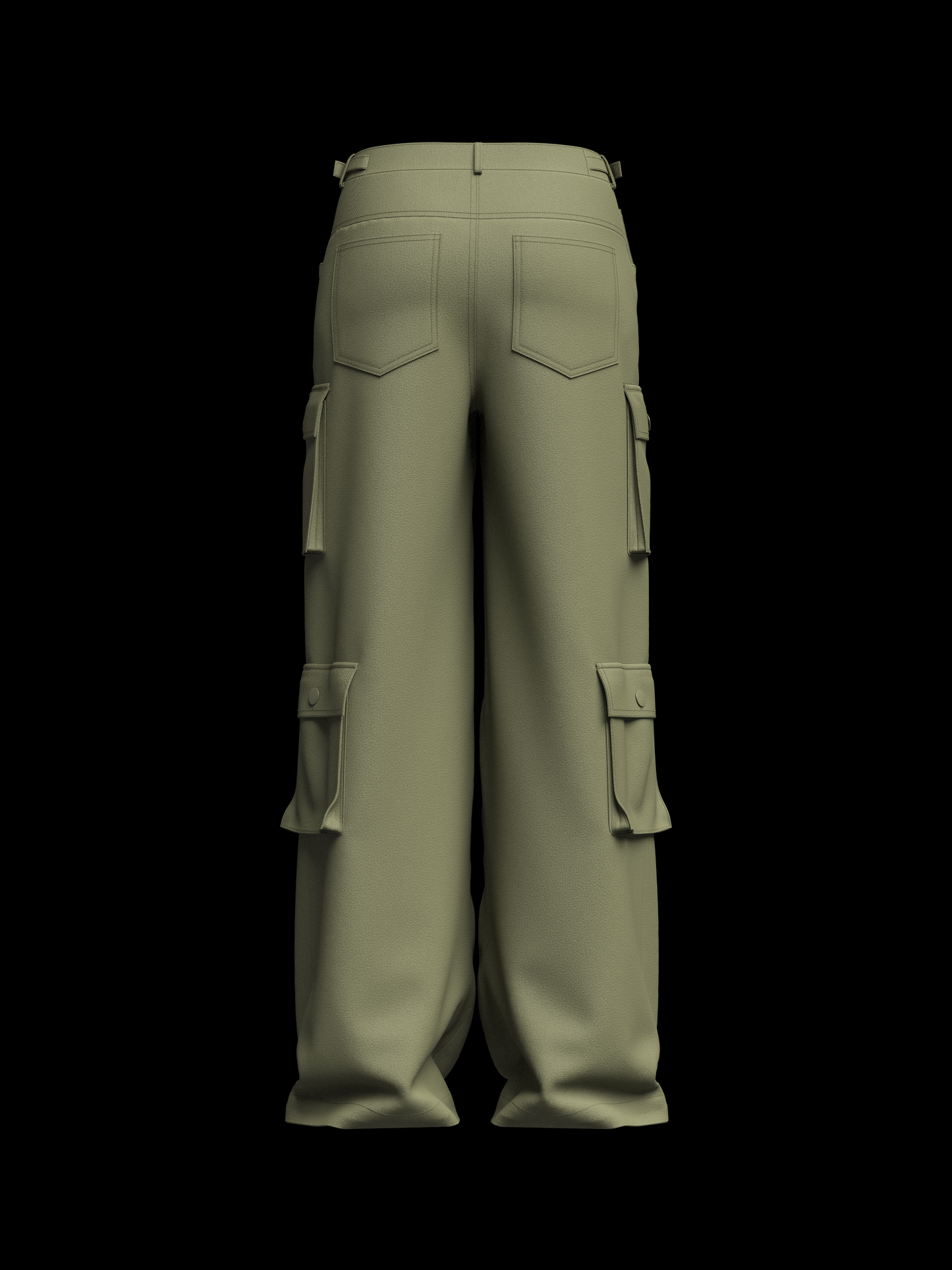Women's Cargo Pant 3d Model Marvelous Designer-Clo3d-fbx-obj-Zprj