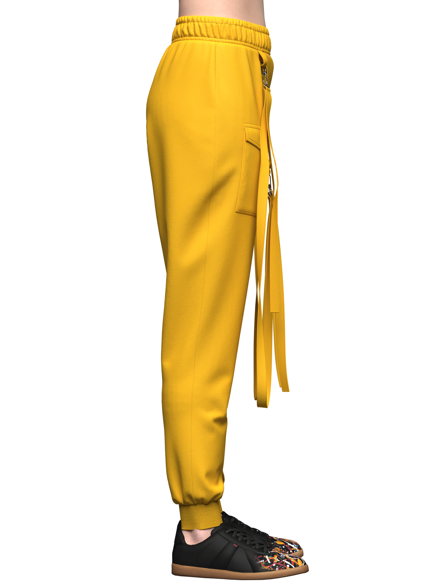Women's Cargo Pant 3d Model Marvelous Designer-Clo3d-fbx-obj-Zprj