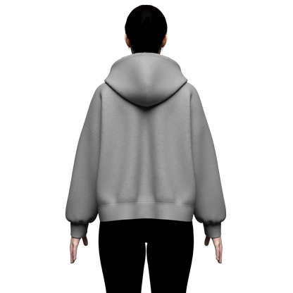 Women Oversized Hoodie 3d Model Marvelous Designer-Clo3d-fbx-obj-Zprj