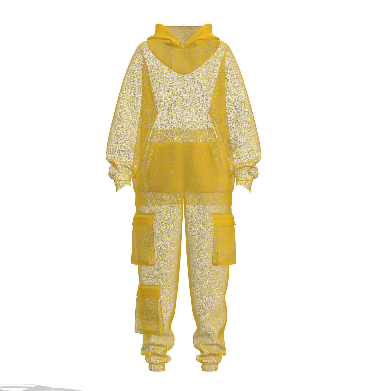 Women Oversized Hoodie and Cargo Pant Outfit 3d Model Marvelous Designer-Clo3d-fbx-obj-Zprj