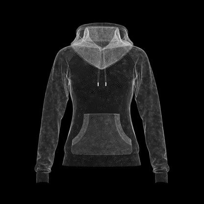 Women's Hoodie 3d Model Marvelous Designer-Clo3d-fbx-obj-Zprj