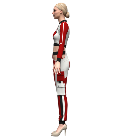 Women's Streetwear Outfit 3d Model Marvelous Designer-Clo3d-fbx-obj-Zprj