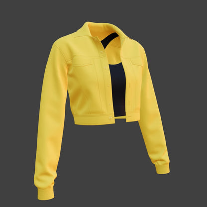 Women's Top and Cargo Pant 3d Model Marvelous Designer-Clo3d-fbx-obj-Zprj