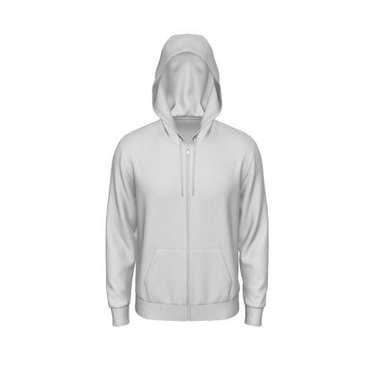 Male Front Zip Hoodie Hood Up 3d Model Marvelous Designer-Clo3d-fbx-obj-Zprj