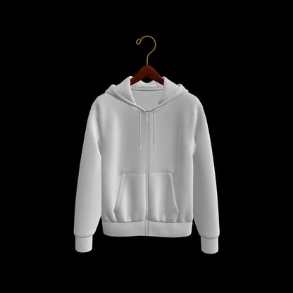 Men's Front Zip Hoodie_Hanged 3d Model Marvelous Designer-Clo3d-fbx-obj-Zprj