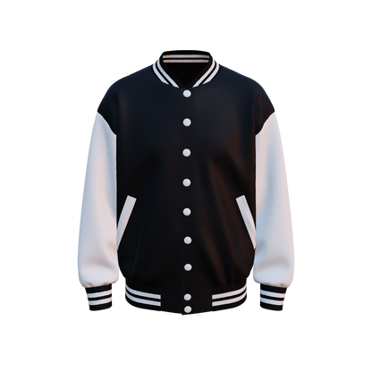 Men's Oversized Varsity Jacket 3d Model Marvelous Designer-Clo3d-fbx-obj-Zprj