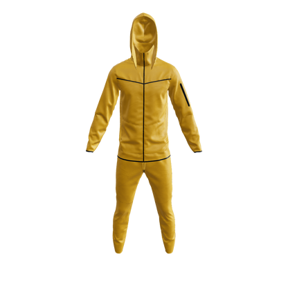Men's Tracksuit 3d Model Marvelous Designer-Clo3d-fbx-obj-Zprj