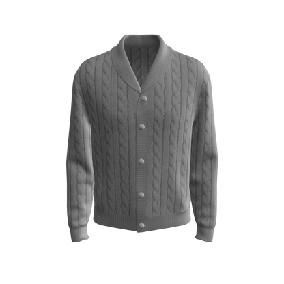 Men sweaters Cardigans 3d Model Marvelous Designer-Clo3d-fbx-obj-Zprj