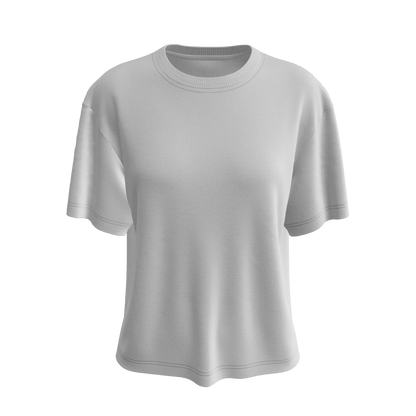 Women Half Sleeve Loose Fit T-Shirt 3d Model Marvelous Designer-Clo3d-fbx-obj-Zprj