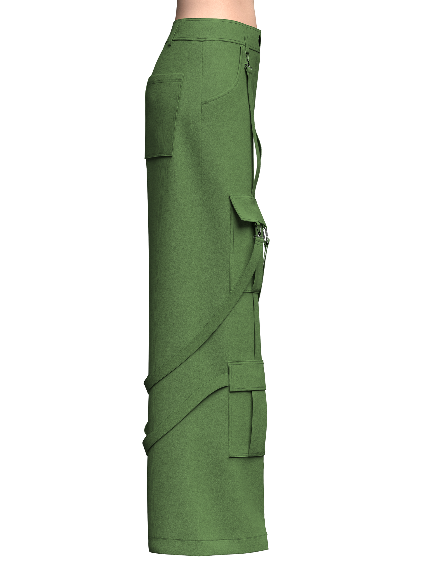 Women's Cargo Pant 3d Model Marvelous Designer-Clo3d-fbx-obj-Zprj